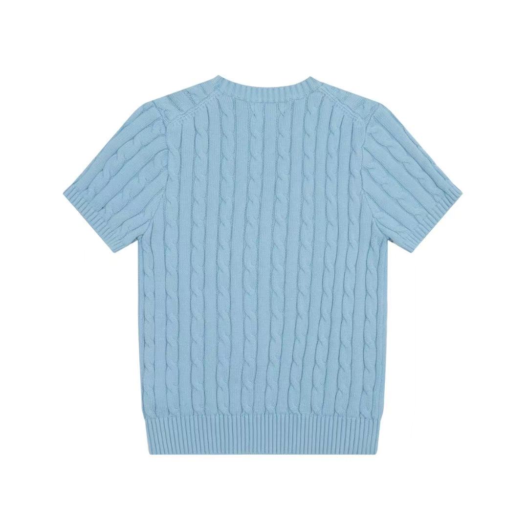 【容姨专属】大麻花针织圆领16色短袖