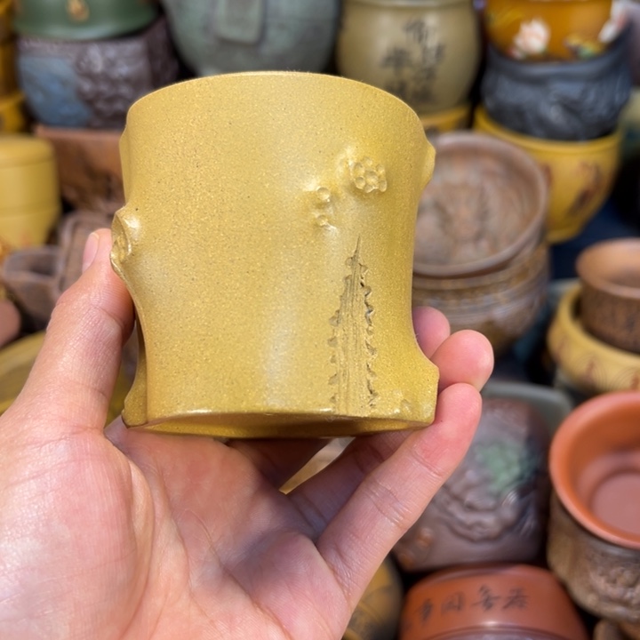 茶杯紫砂宜兴紫砂杯子