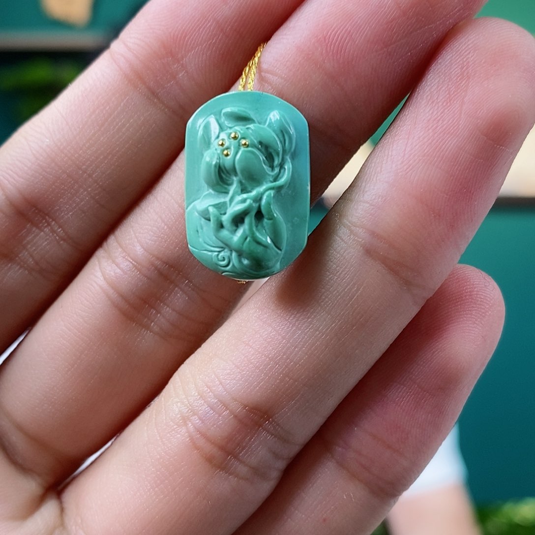 未镶嵌绿松石珠宝奇石