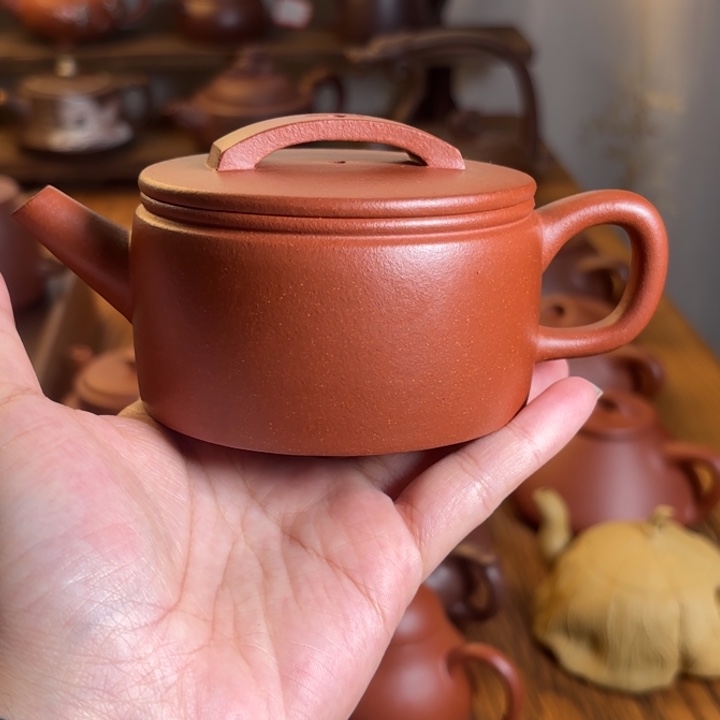 紫砂全手工红将坡德中170c