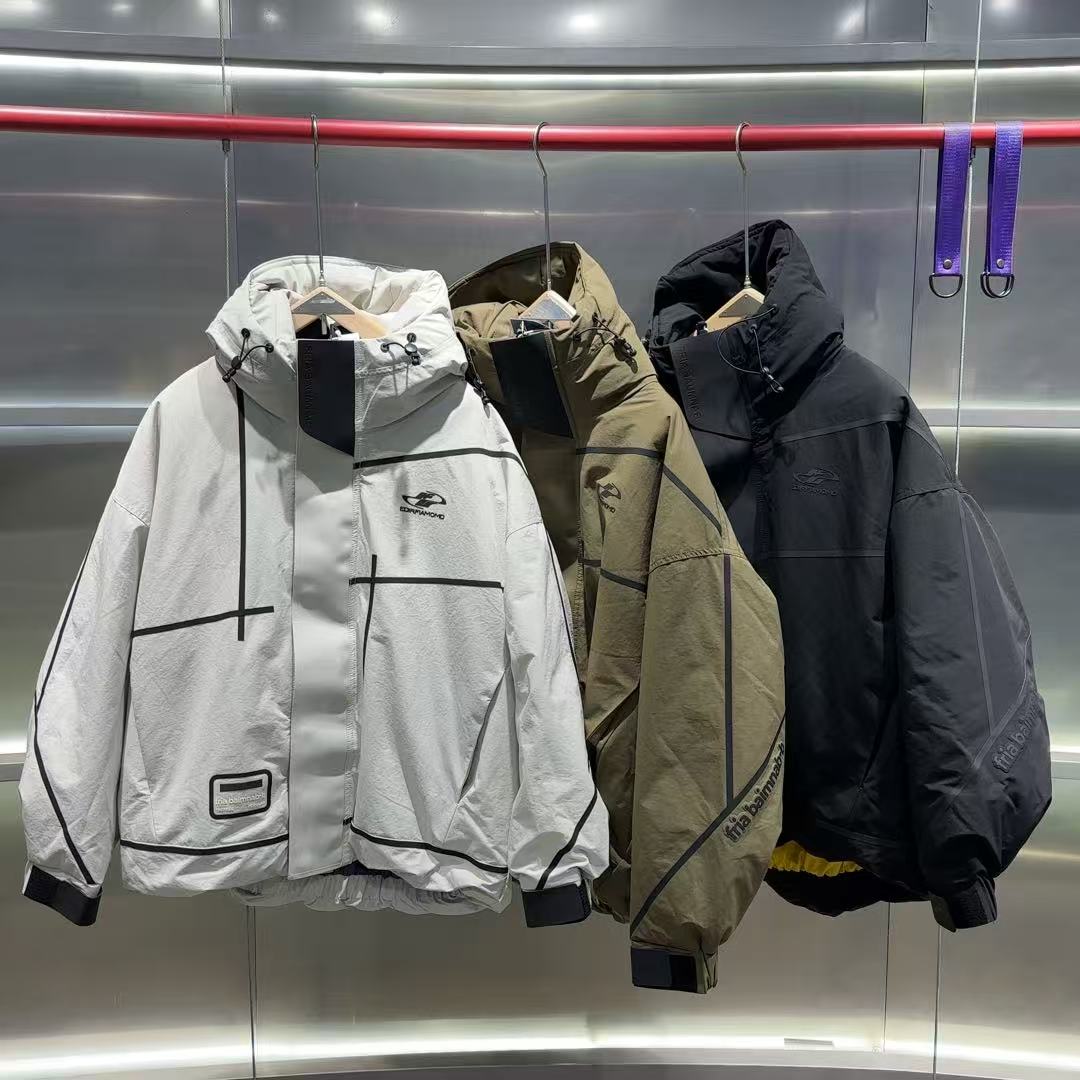 871-873男款潮牌连帽羽绒服2025冬季新款保暖羽绒外套25019