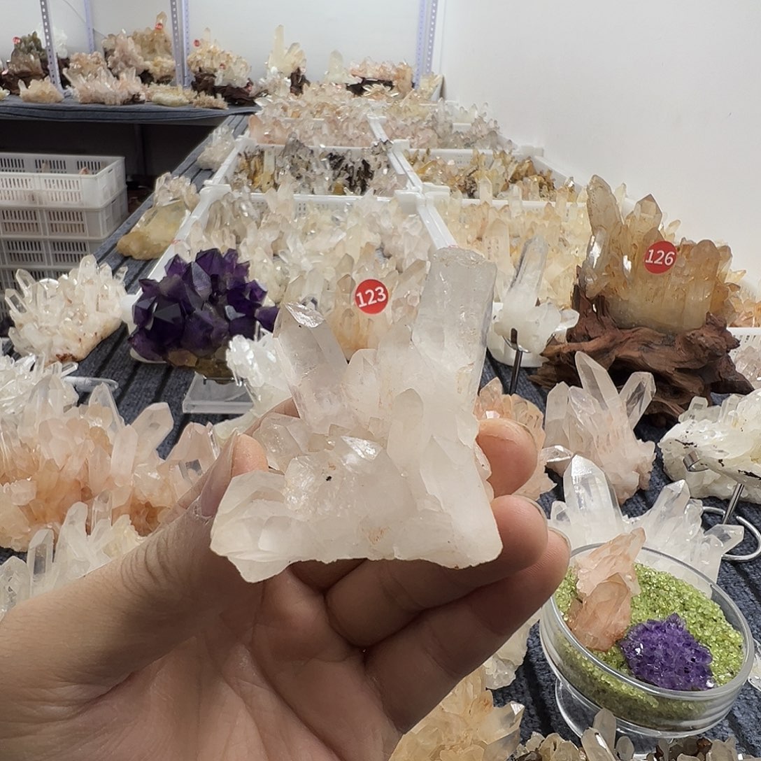 用***惠银S925镶嵌珠宝半成品水晶