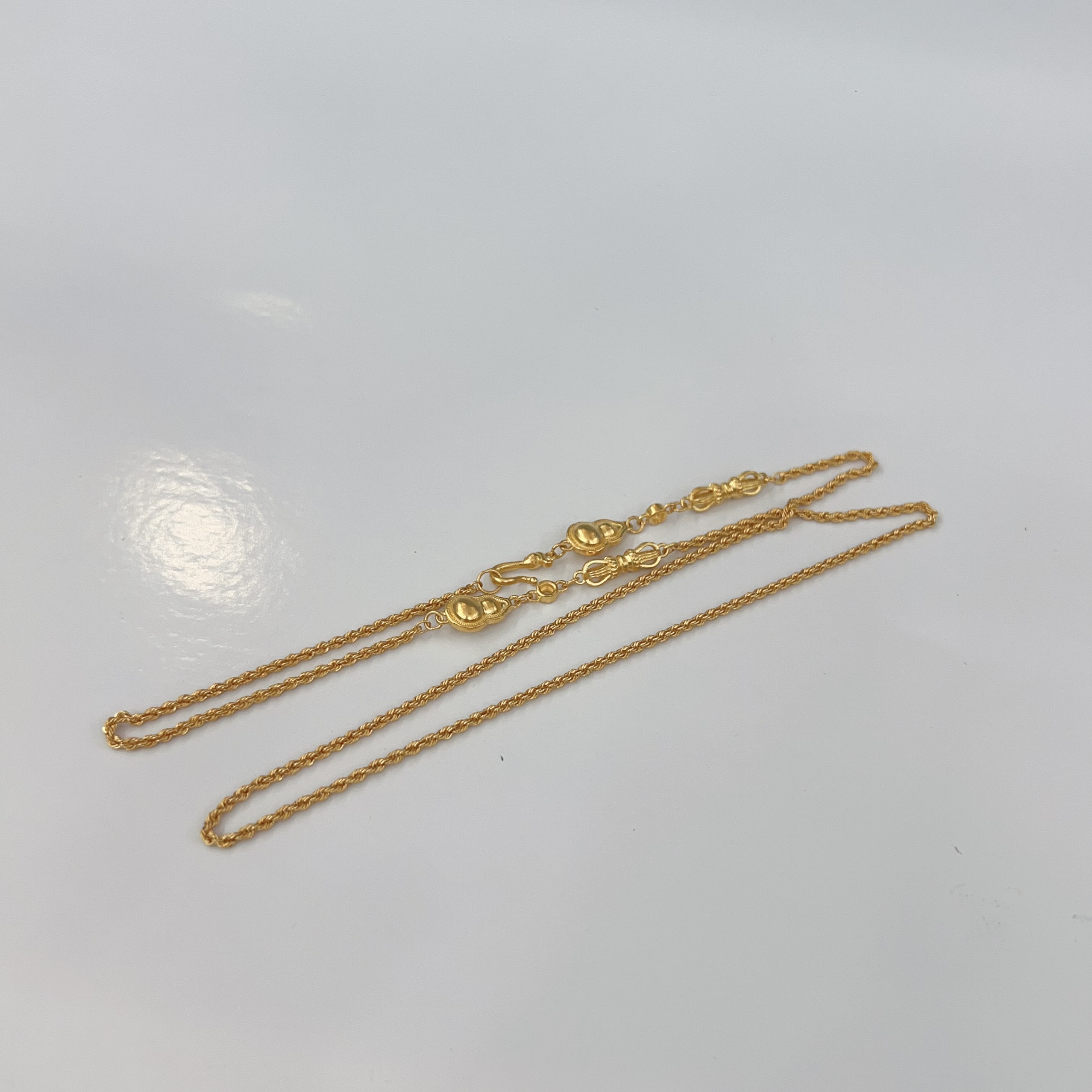 【聚鑫黄金】足金999葫芦万能链