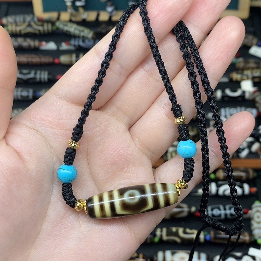 玛瑙/玉髓（覆膜）合金颈饰