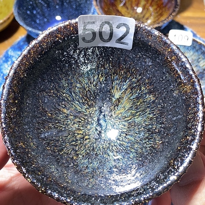 茶盏龙窑柴烧柴烧落灰