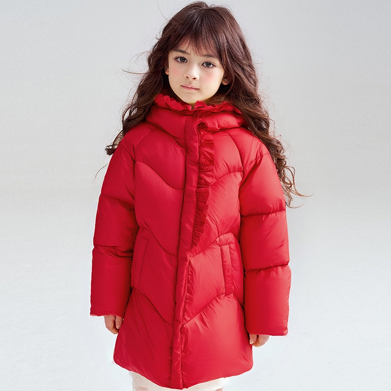 DEESHA/笛莎2025新款连帽保暖防风外套衣服-QM2556502