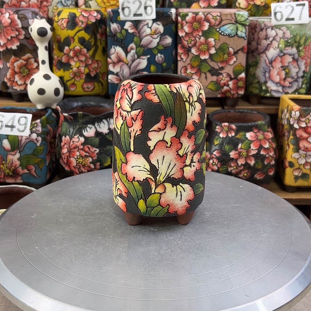 景德镇陶瓷花盆景德镇陶瓷花盆