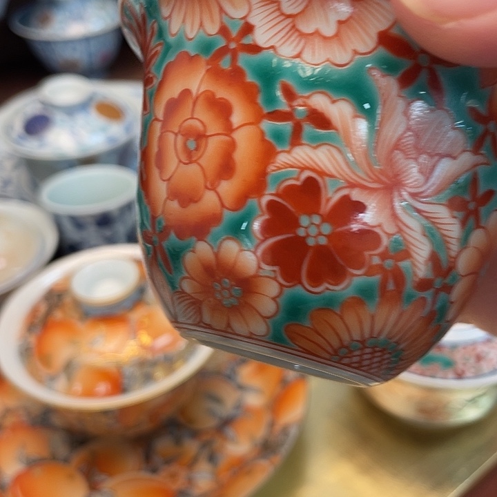 盖碗仙***尘杯子里还有好多