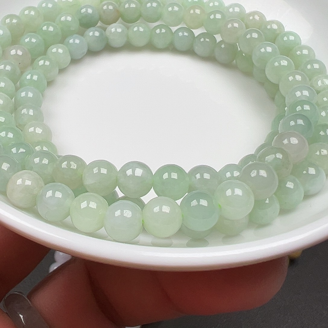 翡翠手链未镶嵌小*货主老华