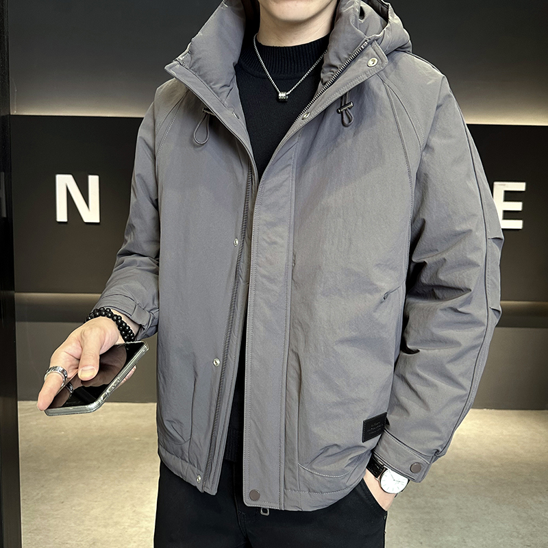 TUCANO/啄木鳥冬季连帽工装款外套男士户外保暖防寒冲锋衣羽绒服