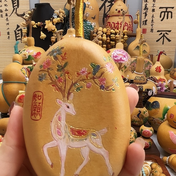 七***酱木质类非遗磨刻葫芦