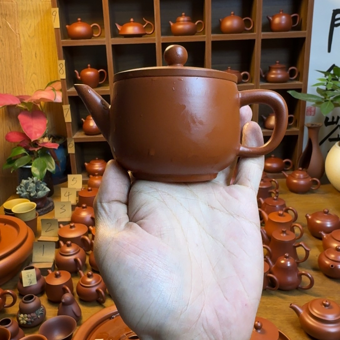 紫砂茶壶潮州朱泥壶汉瓦200c