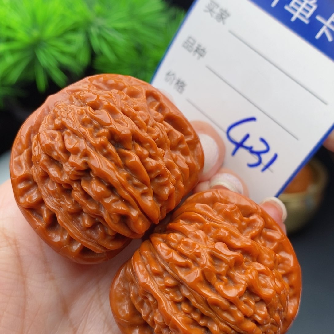 文玩核桃把件42四座楼431