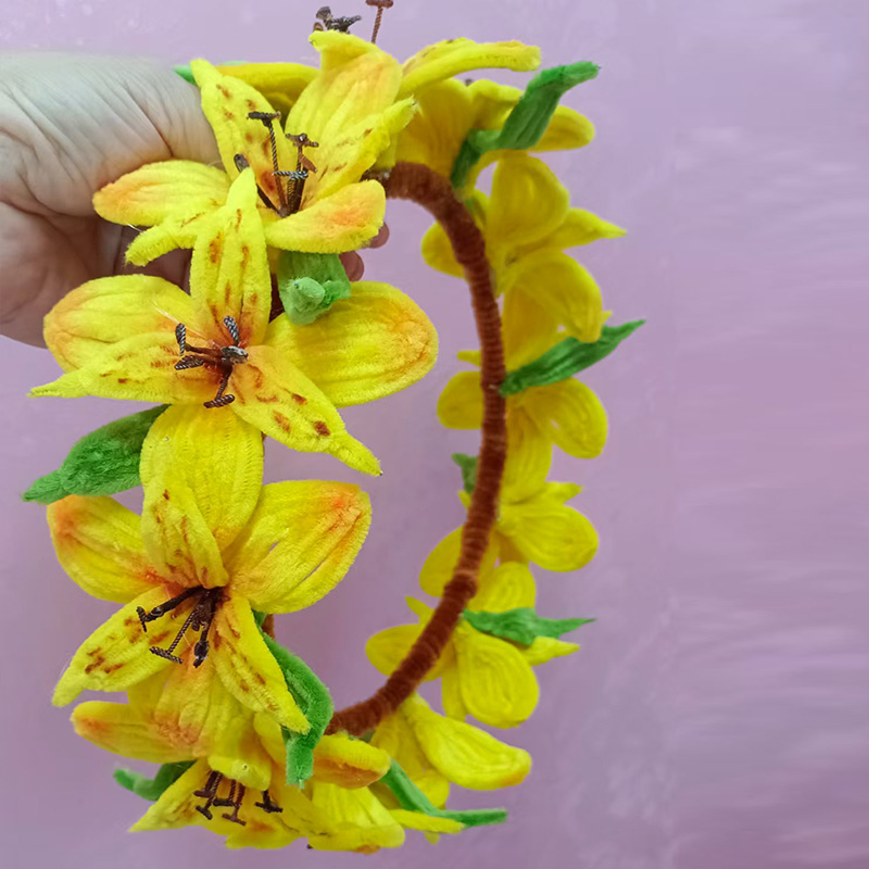 六出花少女气质配饰法式扭扭棒手工DIY可爱材料包送女友闺蜜朋友