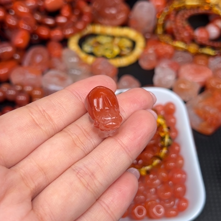 南红玛瑙未镶嵌吊坠(不含链)