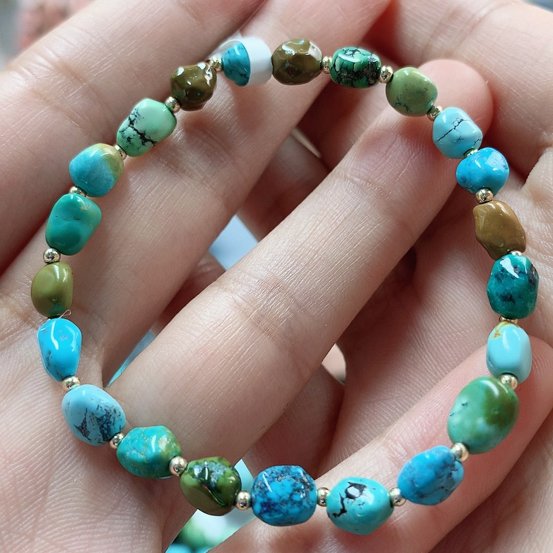 未镶嵌绿松石珠宝奇石