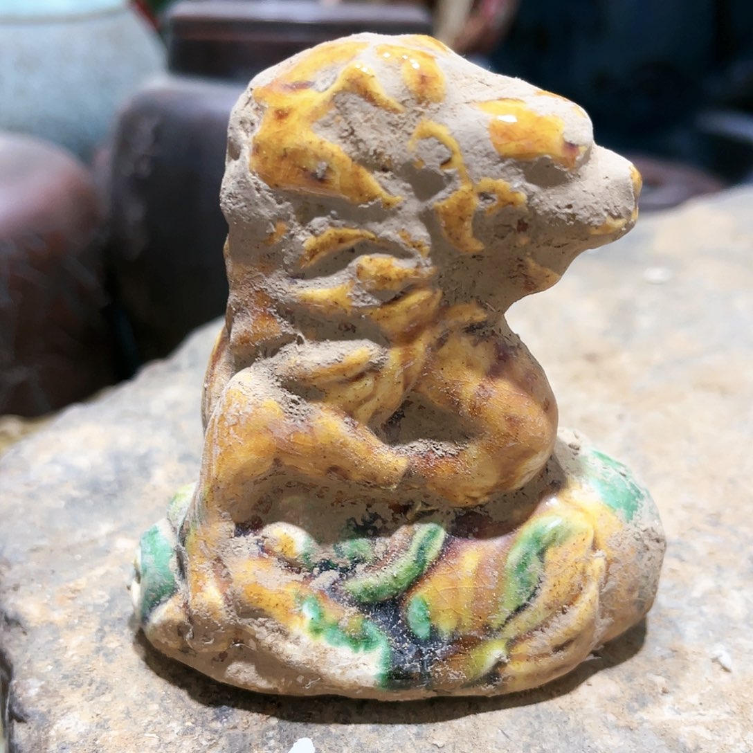 瓦当摆件摆件茶的陶瓷