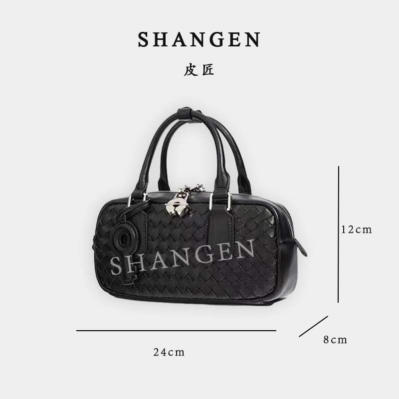 【尚恩CC】ZG-F9713C-黑色-轻奢时尚女士新款手提单肩斜挎包