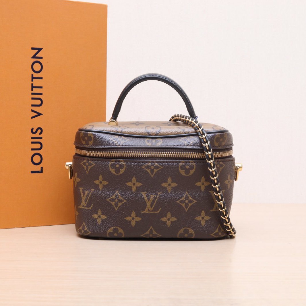 95新 LouisVuitton/路易威登 单肩包 小号 19老花 PVC P205944927