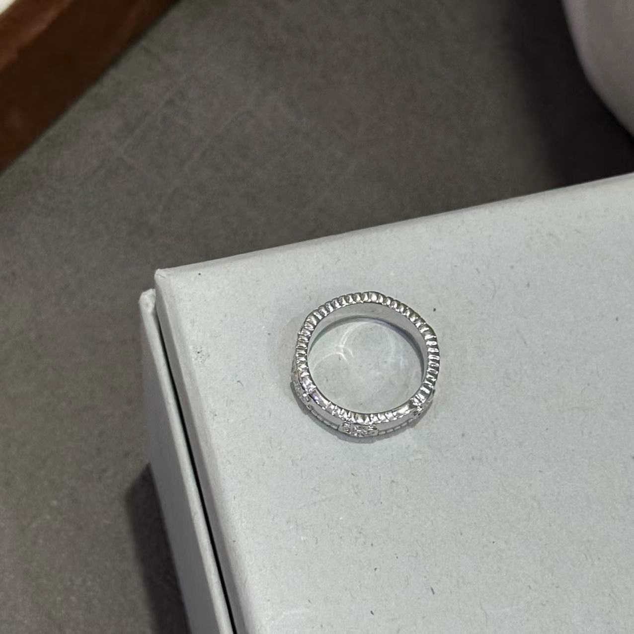 铜合金戒指 银色万花筒戒指-67243