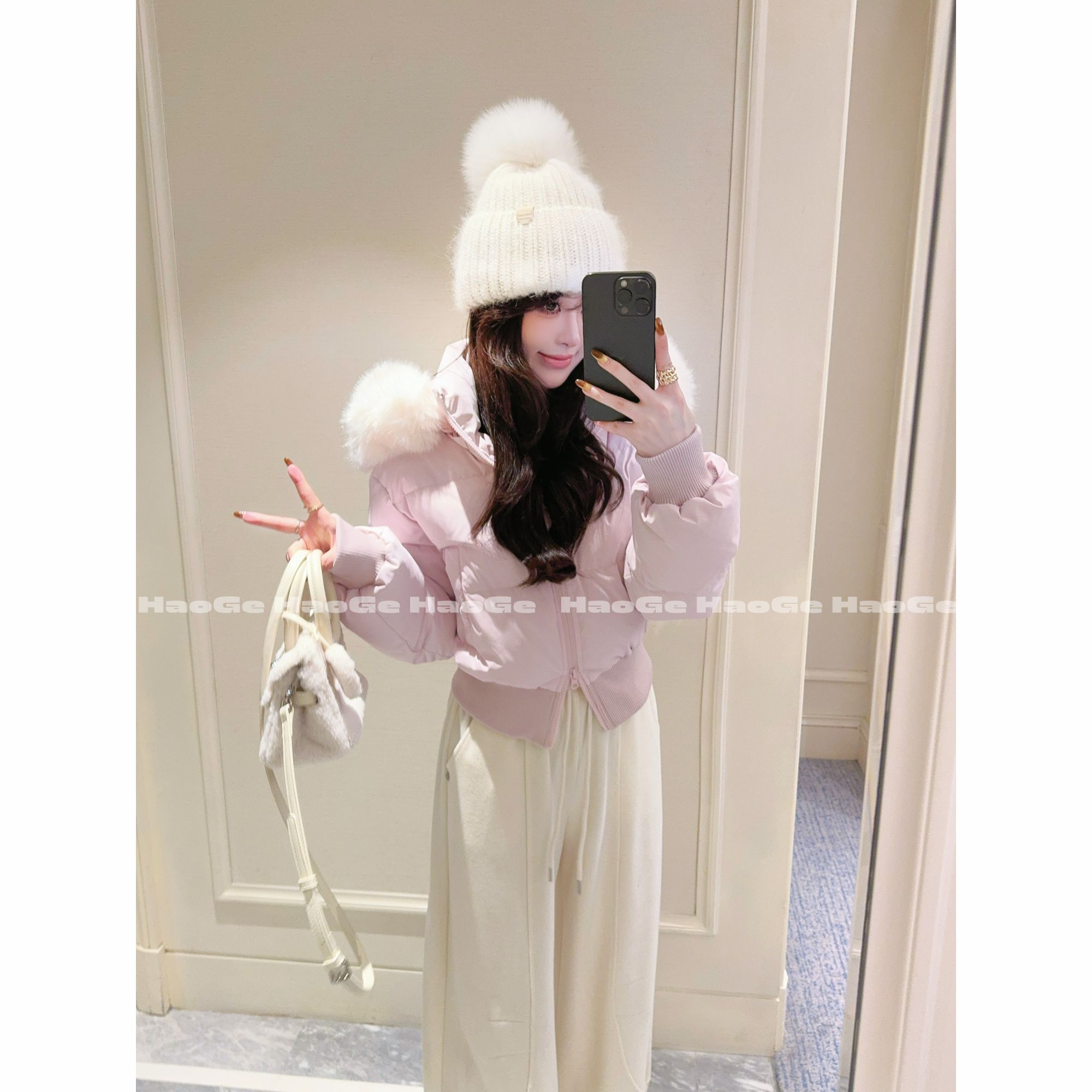【婉儿】●蜜桃乌龙HGQ5YRF4742A羽绒服预短款时尚百搭保暖秋冬款