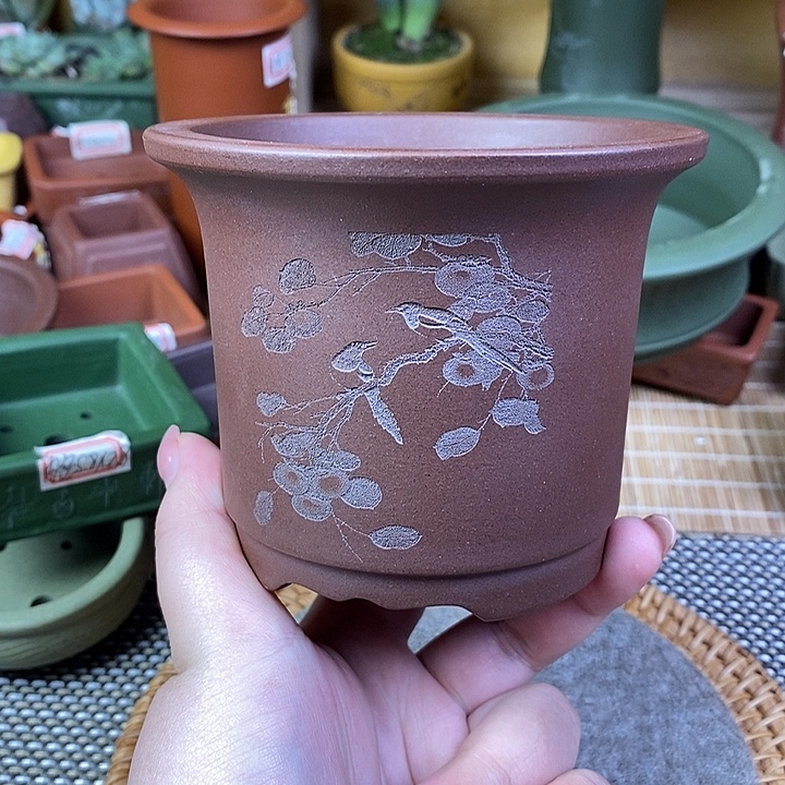 手工艺品琉璃宜兴紫砂精品花盆