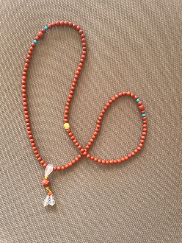 南红圆珠5.5mm挂链