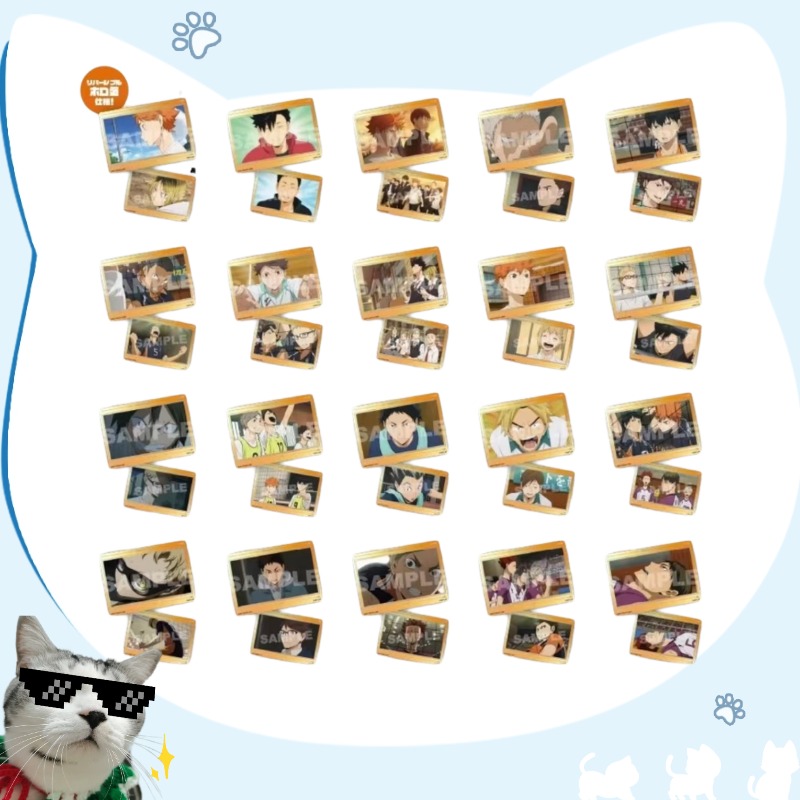 【日谷正版】排球少年 场面写 双面翻转相卡/收藏卡 全20种