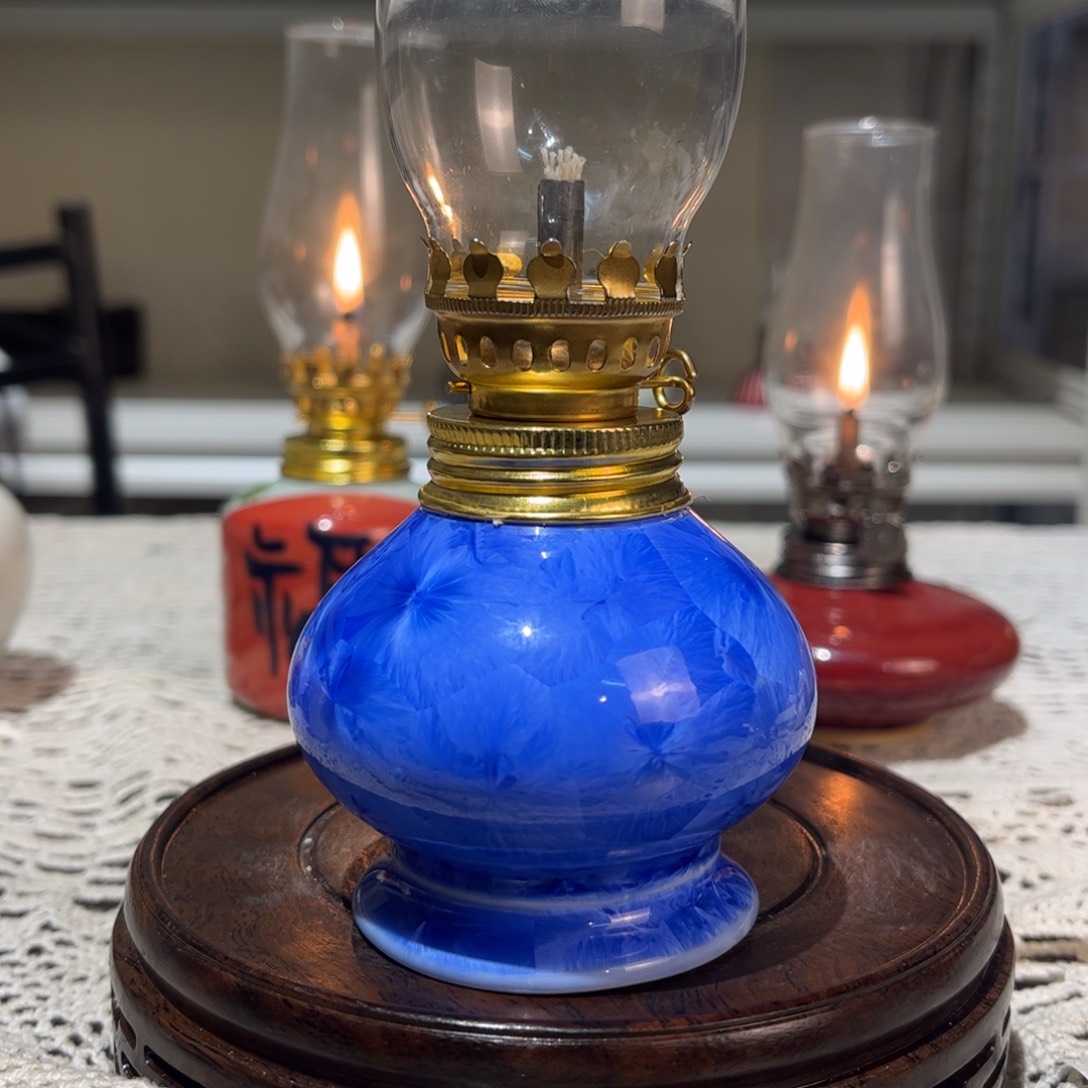 摆件景德镇陶瓷香薰灯