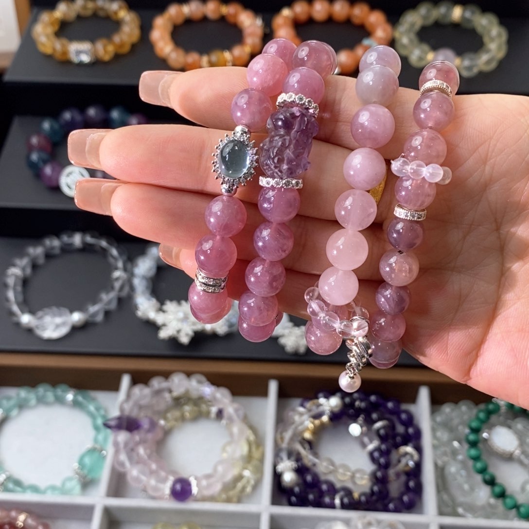 水晶手链合金水晶