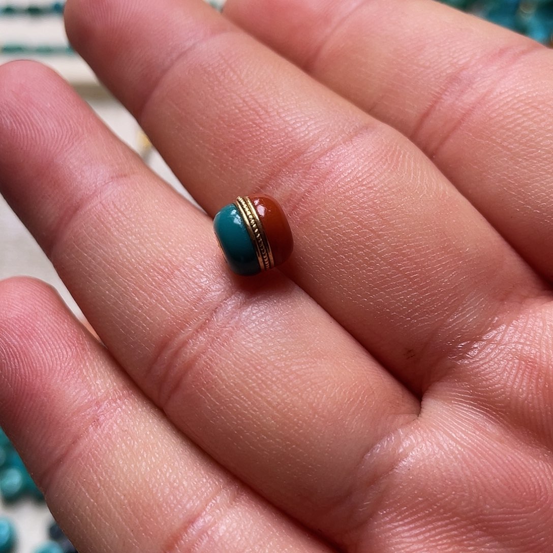 绿松石配饰8 18K金镶嵌