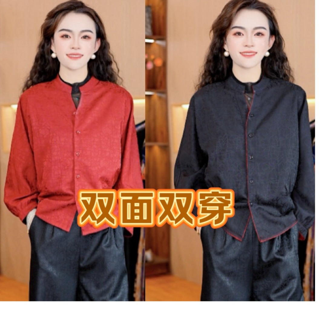 0088-36新款女士双面穿上衣外套