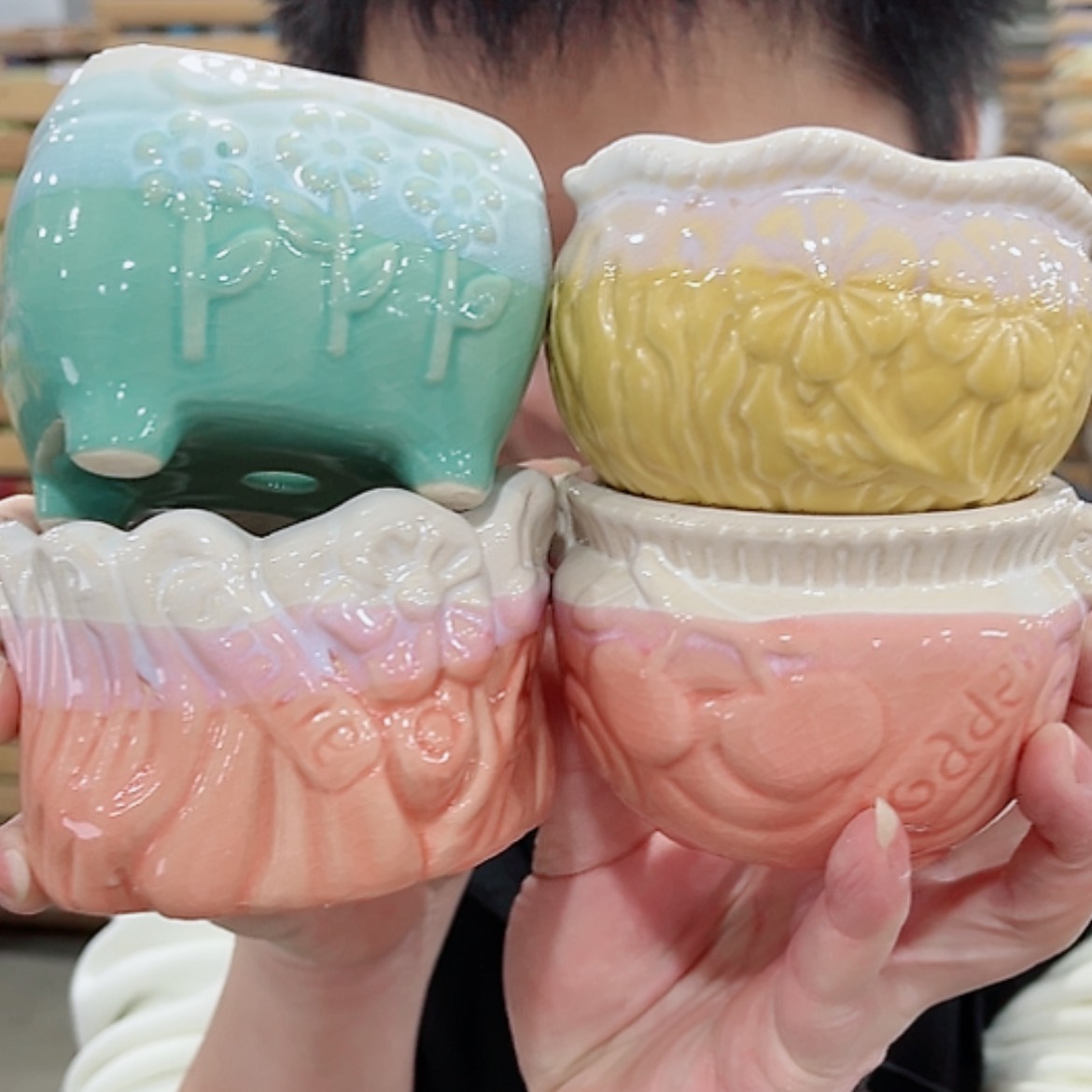 【闪购商品】陶瓷花盆
