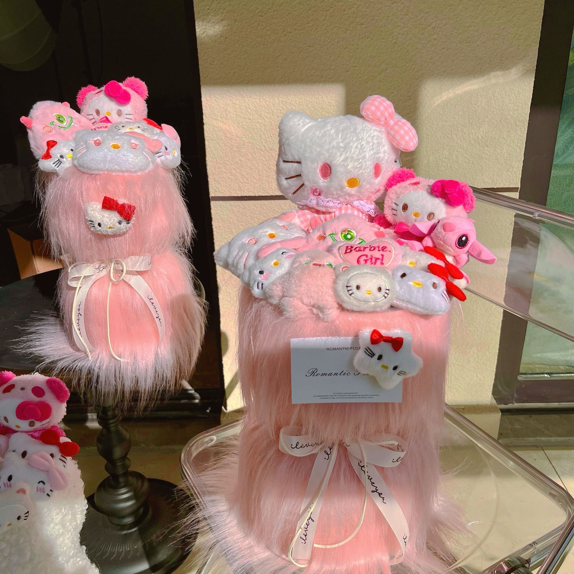  hellokitty花束凯蒂猫毛绒玩偶生日礼物女朋友闺蜜情人节520七夕