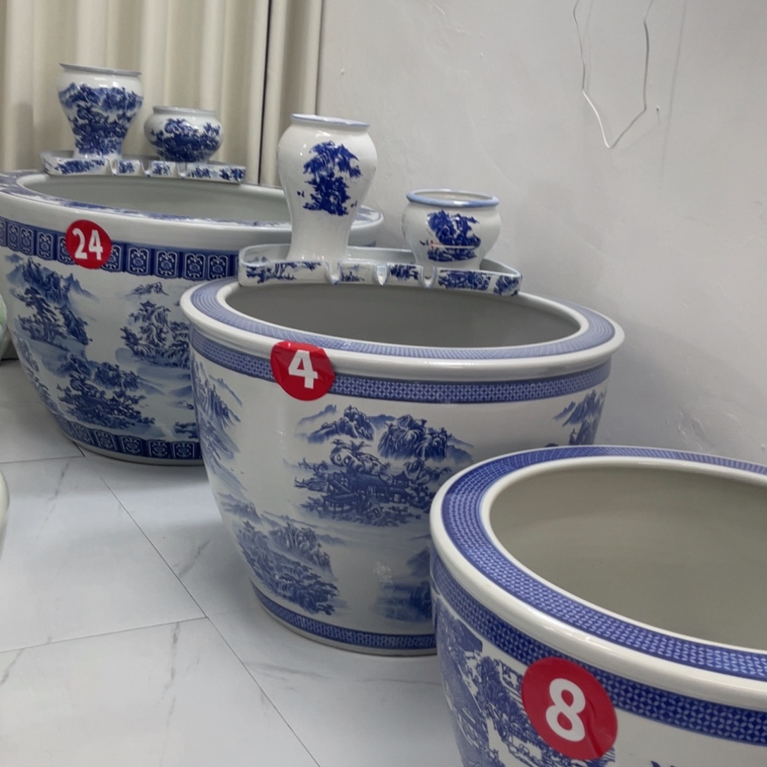 冷***漠手工艺品琉璃53直经鱼缸