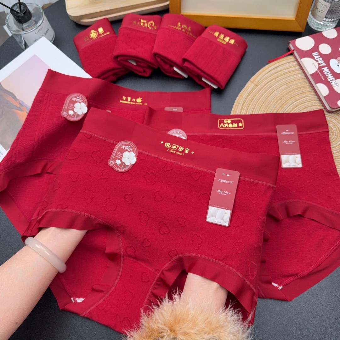 5条6条7条8条过款按编号拍舒适中腰大码高腰女士内裤抗菌底档内裤