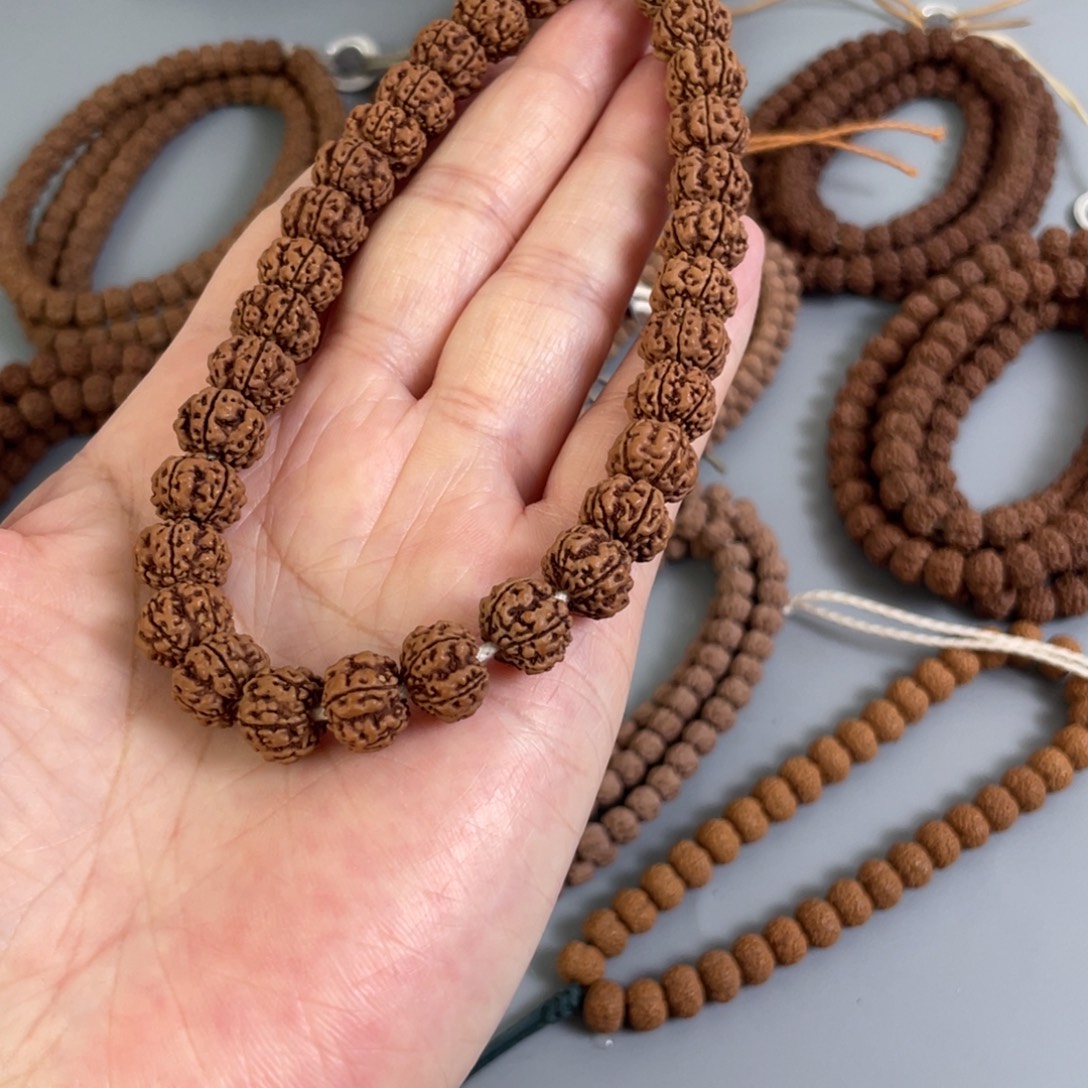 吊坠金刚菩提方墩梅花手串