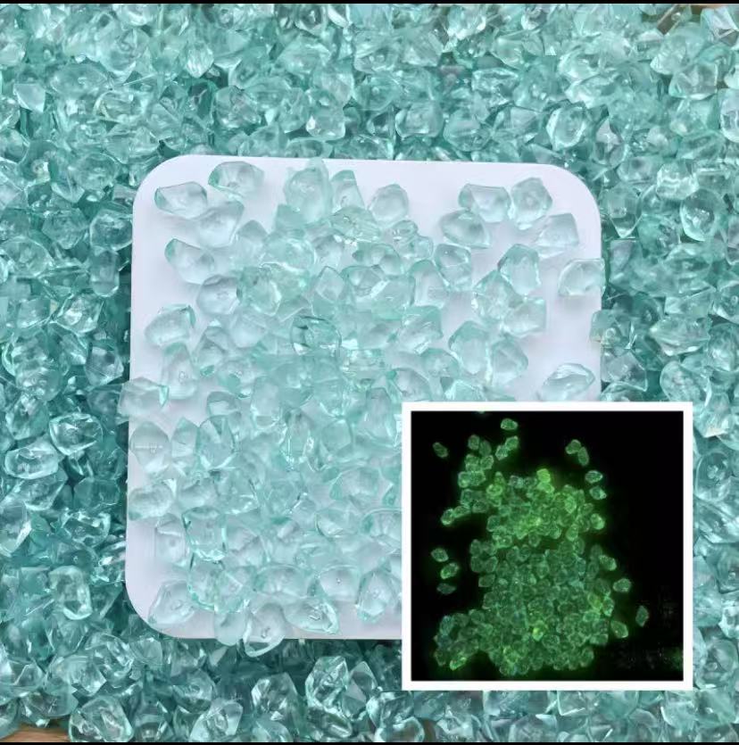 三选一 高透细闪夜光碎冰/不夜高透