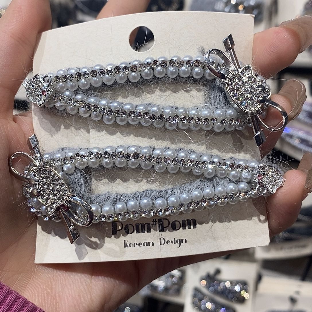 布艺铁合金拜拜夹