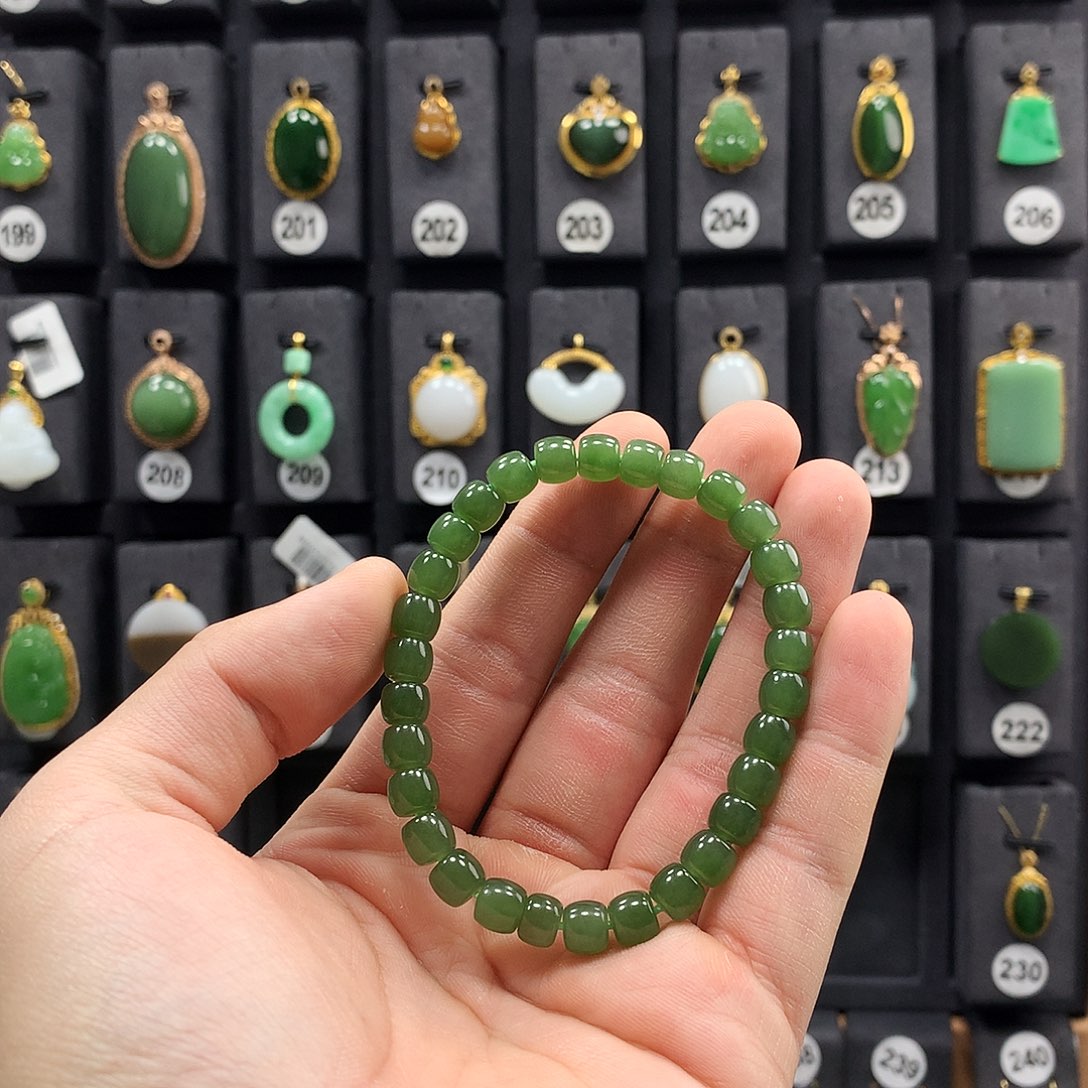 和田玉手链未镶嵌