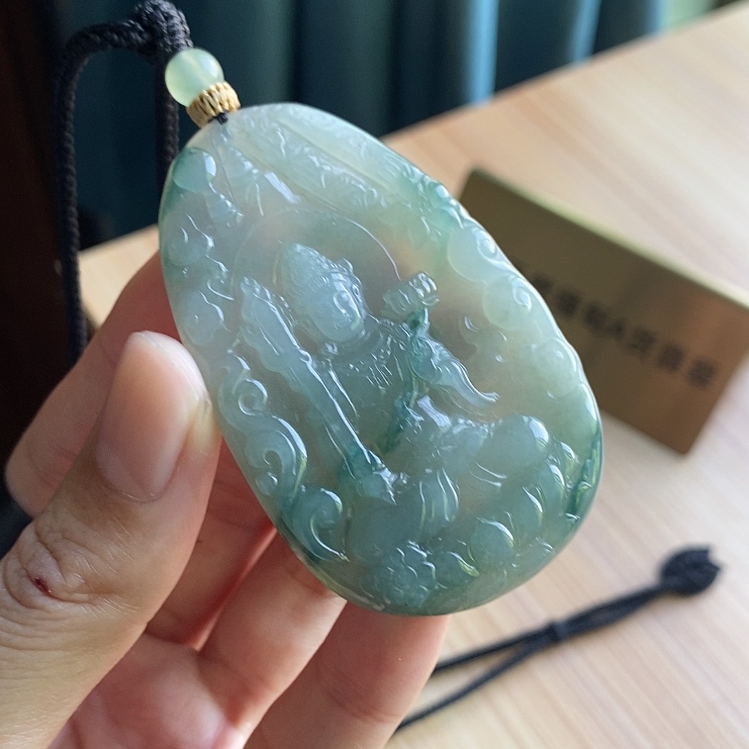 【闪购商品】颈饰未镶嵌翡翠天然缅甸A货翡翠