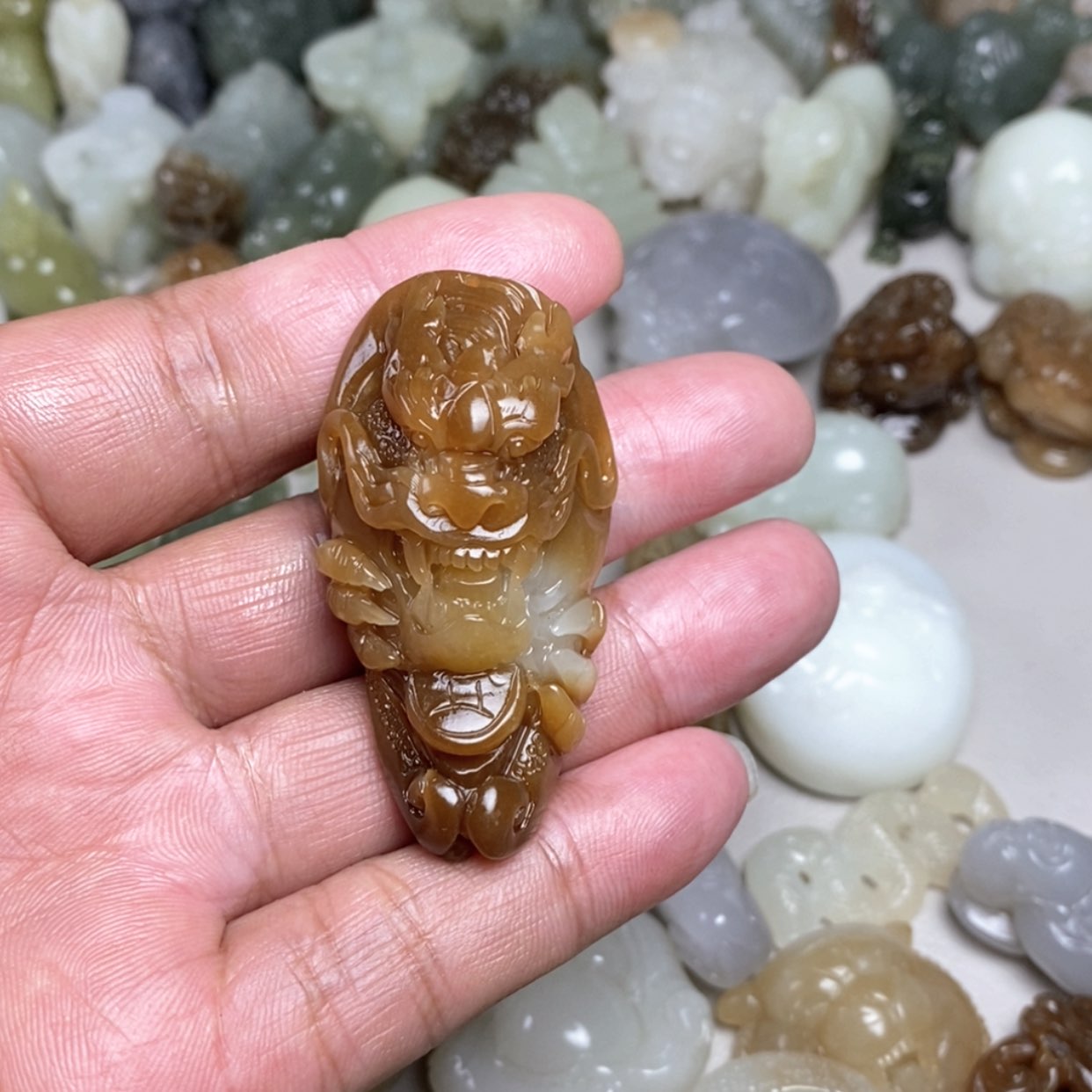 【闪购商品】和田玉挂件未镶嵌康**1