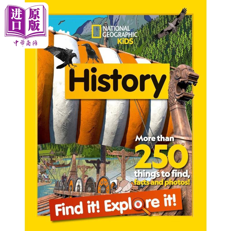 【中商】美国国家地理儿童版 历史 Find It! Explore It! History