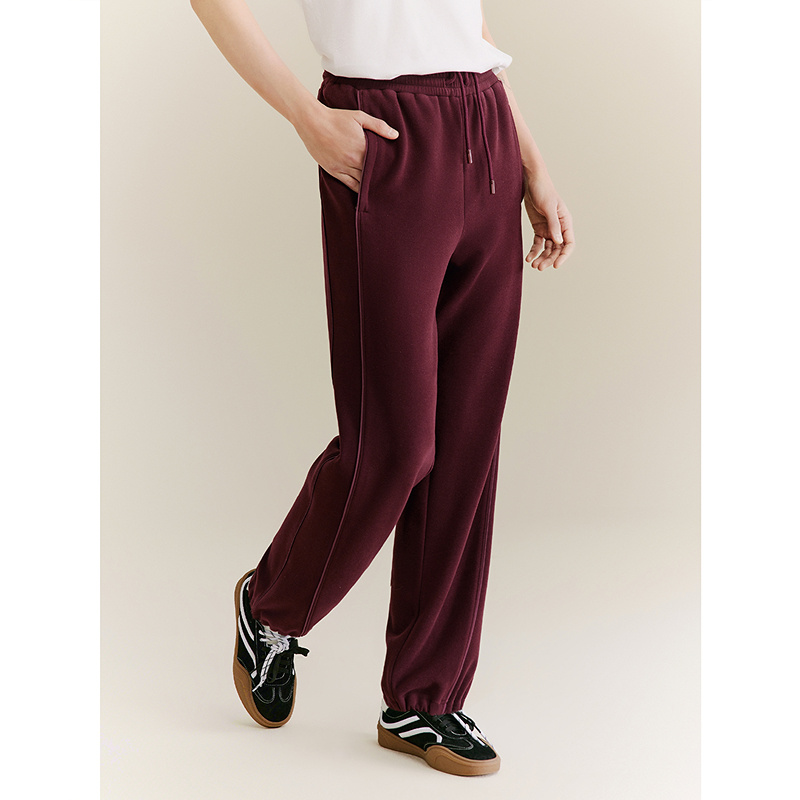 XII BASKET十二篮25秋新款宽松束脚阔腿运动休闲裤女7C35320360