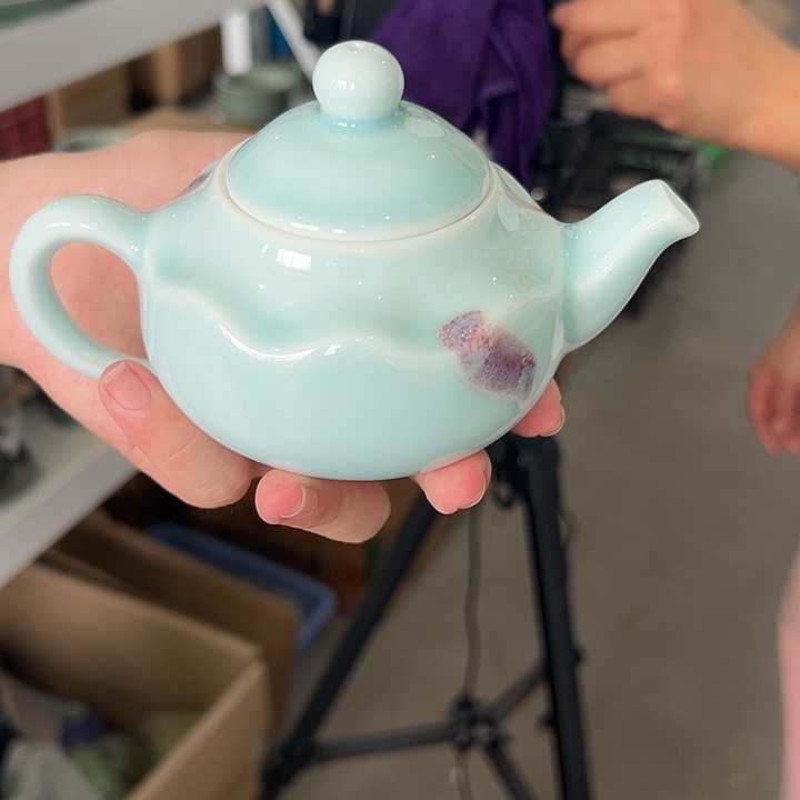 龙泉云间青瓷小米茶器