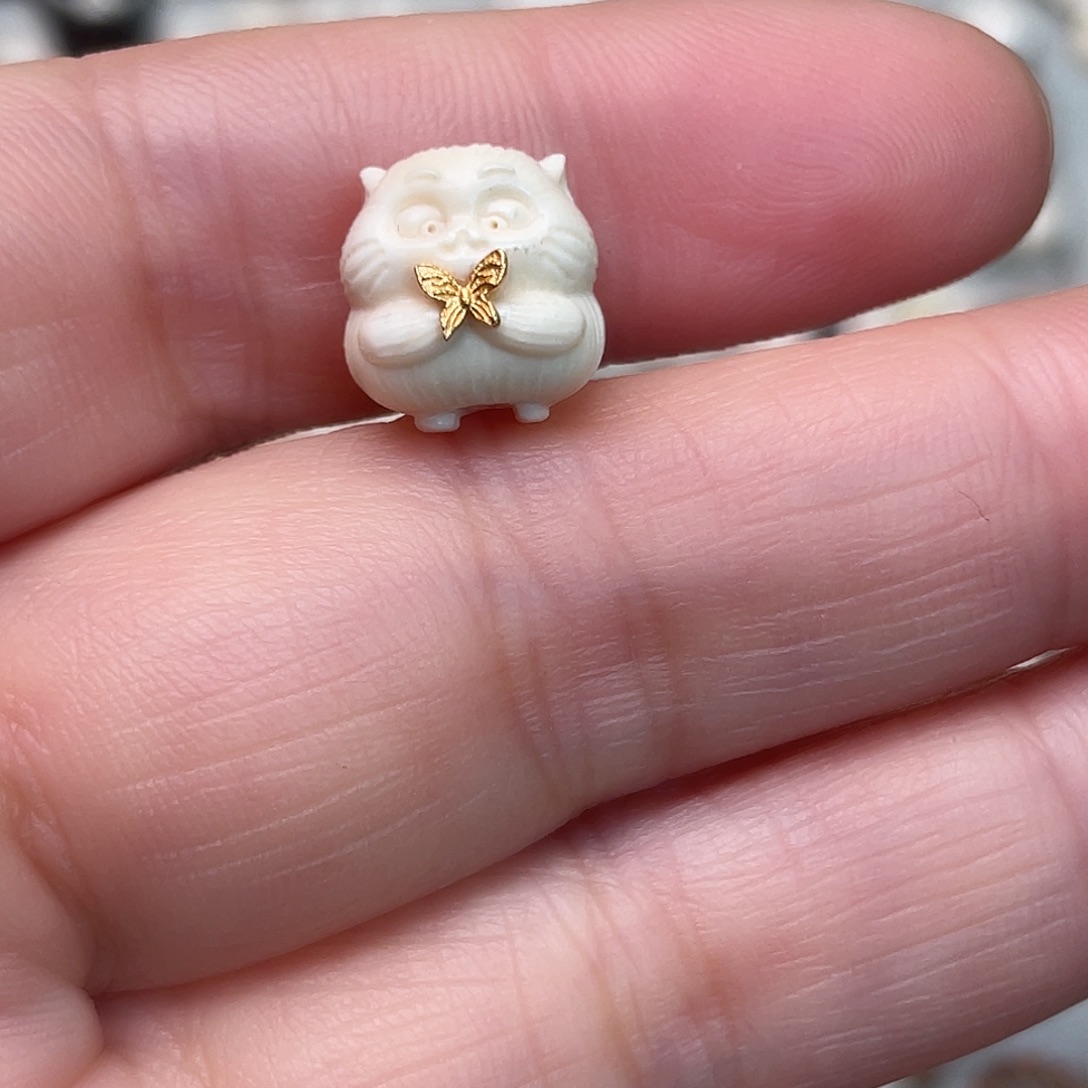 猛犸象牙手串/手链/手镯蝴蝶猫