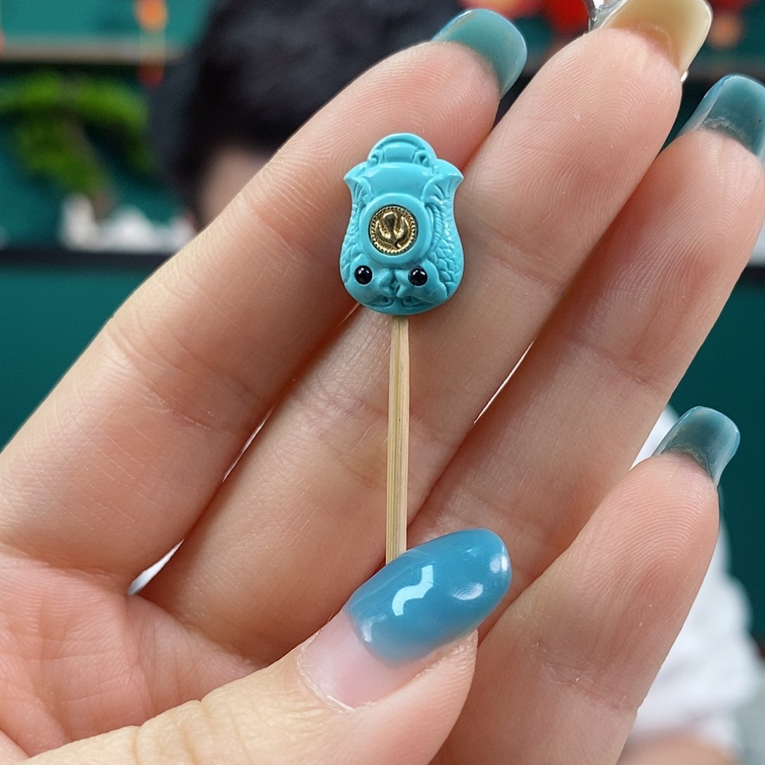 绿松石珠宝奇石未镶嵌