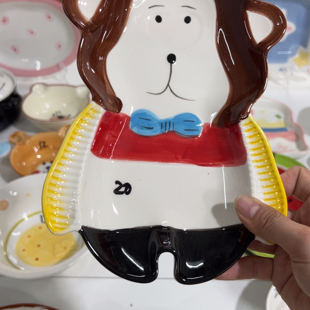 摆件高温陶瓷釉下彩正品
