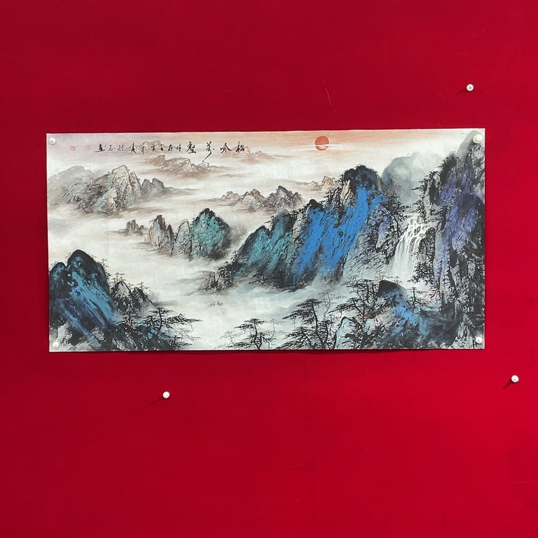 国画凌行志手绘作品