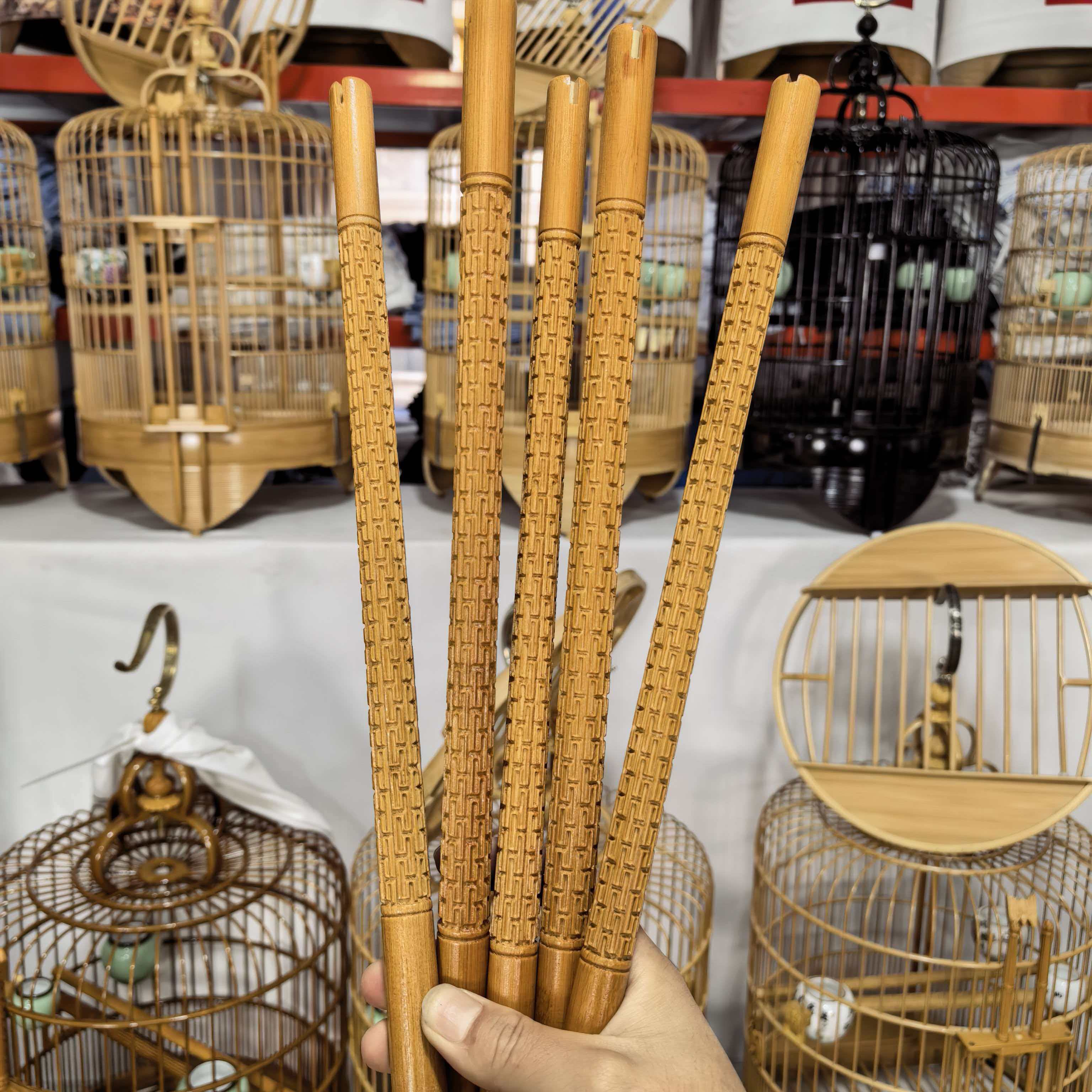 元旦新品【弹簧万字站杠】36开槽，广西底专用鸟笼配件鸟具